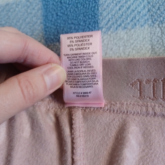 Juicy Couture Women’s Sleep/Lounge Wear M Logo Velour Pants Pink Y2K Comfort - Picture 6 of 9